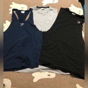 3 Gymshark Tanks New Without Tags All Size XL